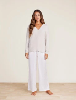 CozyChic Lite® V-Neck Seamed Pullover 12 CozyChic Lite® V-Neck Seamed Pullover -SAP Clothing Shop 20211026 SS22 BDWCL20971 BDWES21032 00552