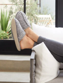 CozyChic® Men's Cozy Slipper -SAP Clothing Shop 509 SlBlue Robe 2951 W