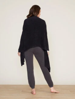 CozyChic Lite® Travel Shawl -SAP Clothing Shop B460 BLACK 4533