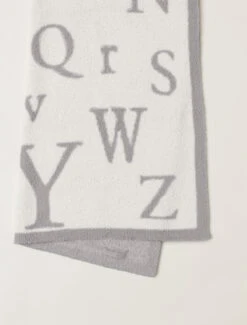 CozyChic® ABC Blanket -SAP Clothing Shop B585 Oyster Cream Gray 2 W