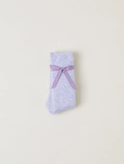 CozyChic® Youth Socks -SAP Clothing Shop B814 LILAC WHITE 1 W