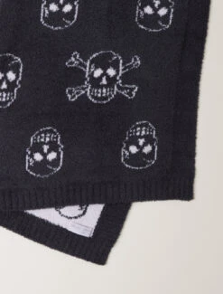 CozyChic® Skull Stroller Blanket 11 CozyChic® Skull Stroller Blanket -SAP Clothing Shop BDBCC21543 Carbon Almond W 4