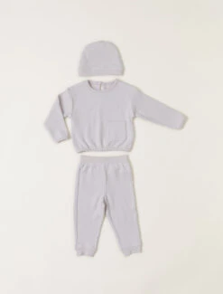 Malibu Collection® Brushed Fleece Baby Sweats Set Bundle -SAP Clothing Shop BDBMC2218 Bisque 1 W