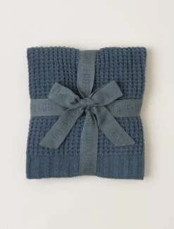 Waffle Baby Blanket -SAP Clothing Shop BDBNV1166 SmokeyBlue 1 W