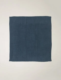 Waffle Baby Blanket -SAP Clothing Shop BDBNV1166 SmokeyBlue 2 W