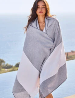 Bold Stripe Turkish Organic Cotton Beach Blanket 11 Bold Stripe Turkish Organic Cotton Beach Blanket -SAP Clothing Shop BDF SS23 HOME Q BDHBC21325 1318 V2 web