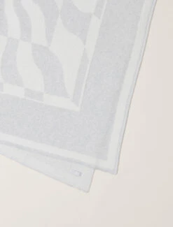 CozyChic® Cotton Sun Waves Throw -SAP Clothing Shop BDHNV22323 Grey Cream 3 W