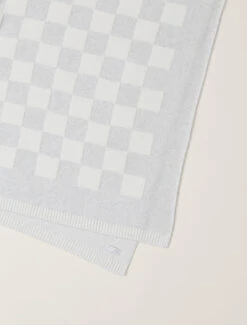 CozyChic® Cotton Checkered Throw 9 CozyChic® Cotton Checkered Throw -SAP Clothing Shop BDHNV22325 Grey Cream 3 W