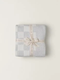 CozyChic® Cotton Checkered Throw 10 CozyChic® Cotton Checkered Throw -SAP Clothing Shop BDHNV22325 HeatherGreyCream 1 W