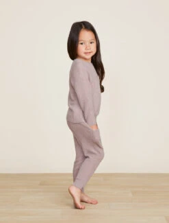 CozyChic Lite® Toddler Blocked Ribbed Set -SAP Clothing Shop BDKCL22194 Deep Taupe 2796