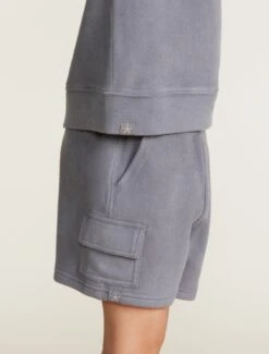 Malibu Collection® Toddler Brushed Fleece Cargo Short -SAP Clothing Shop BDKMC22527 BDKMC22528 coal 021