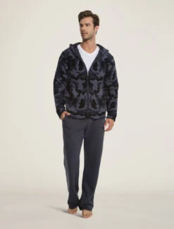 CozyChic® Men's Camo Zip-up Hoodie