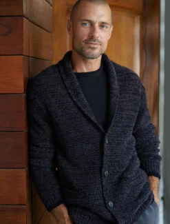 CozyChic® Men's Shawl Collar Cardigan 10 CozyChic® Men's Shawl Collar Cardigan -SAP Clothing Shop BDMCC1048 0550 web