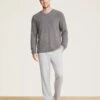 CozyChic Lite® Men's Relaxed V-Neck Pullover -SAP Clothing Shop BDMCL22062 Graphite 0525copy