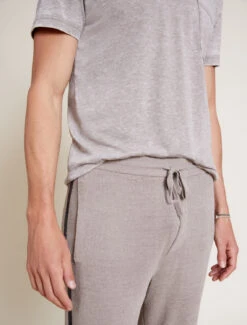 CozyChic Ultra Lite® Men's Striped Jogger -SAP Clothing Shop BDMCU20911 Nickle Carbon 1841