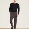 CozyChic Ultra Lite® Men's Ribbed Jogger -SAP Clothing Shop BDMCU21945 Carbon 1261copy