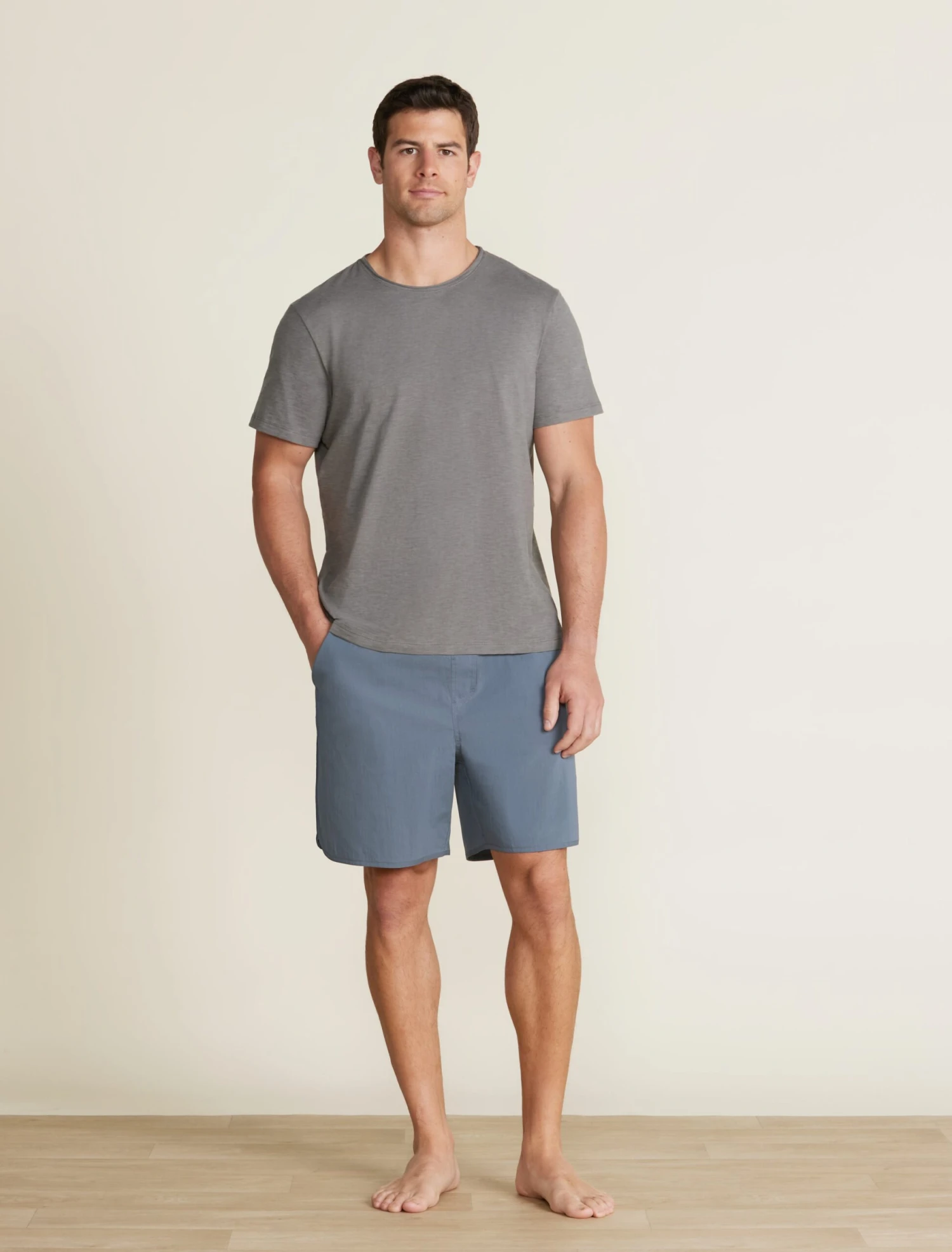 Malibu Collection® Men's Slub Cut Neck T-Shirt 3 Malibu Collection® Men's Slub Cut Neck T-Shirt