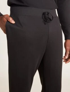 Malibu Collection® Men's Pima Jersey Jogger -SAP Clothing Shop BDMMC21337 Black 0066