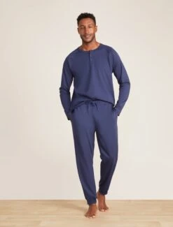 Malibu Collection® Men's Pima Jersey Jogger -SAP Clothing Shop BDMMC21337 Blue Ink 0097 10b8a776 6ba7 4816 8a63 039d71e249f7