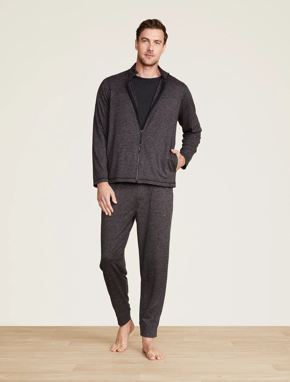 Malibu Collection® Butterchic Knit® Men's Heavy Zip Up 3 Malibu Collection® Butterchic Knit® Men's Heavy Zip Up