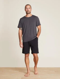 Malibu Collection® Men's Butterchic Knit® Light Tee -SAP Clothing Shop BDMMC21722 HeCarbon 0627