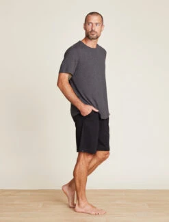 Malibu Collection® Men's Butterchic Knit® Light Tee -SAP Clothing Shop BDMMC21722 HeCarbon 0643