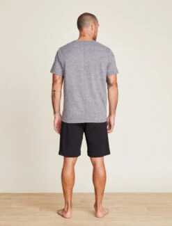 Malibu Collection® Men's Butterchic Knit® Light Tee -SAP Clothing Shop BDMMC21722 MedHeGray 0764