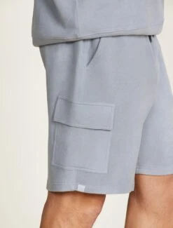 Malibu Collection® Men's Brushed Fleece Cargo Short -SAP Clothing Shop BDMMC22347 MOONBEAM BDMMC22348 0808