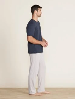 Malibu Collection® Men's Cotton Modal V-Neck Basic Tee -SAP Clothing Shop BDMMC22554 indigo BDMCU22332 silver 016