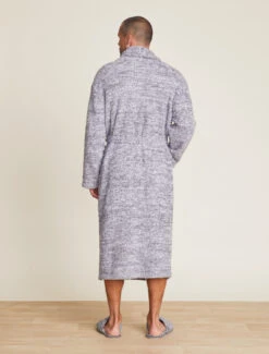 CozyChic® Heathered Adult Robe -SAP Clothing Shop BDUCC0609 HEGraphiteWhite 2278