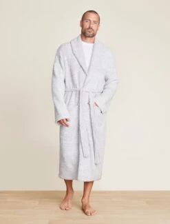 CozyChic® Heathered Adult Robe -SAP Clothing Shop BDUCC0609 HEOceanWhite 2424