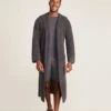 CozyChic® Ribbed Hooded Robe -SAP Clothing Shop BDUCC20869 Carbon 1475