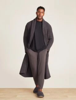 Eco CozyChic® Ribbed Robe -SAP Clothing Shop BDUEC21902 Carbon 2306