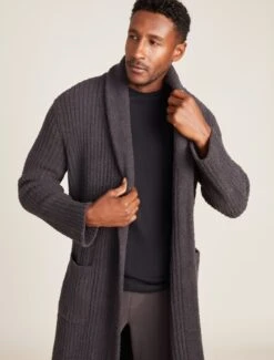 Eco CozyChic® Ribbed Robe -SAP Clothing Shop BDUEC21902 Carbon 2312