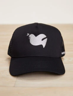 Malibu Collection® Dove Tall Trucker Hat -SAP Clothing Shop BDUMC21140 Black 0260
