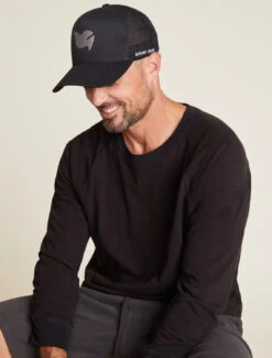 Malibu Collection® Dove Tall Trucker Hat -SAP Clothing Shop BDUMC21140 Black 1860