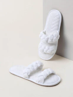 TowelTerry™ Braided Slipper -SAP Clothing Shop BDWBC21647 SeaSalt W 4