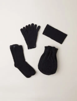 CozyChic® Winter Set (Bucket Bag, Gloves, Socks & Ski Headband Set) -SAP Clothing Shop BDWCC21423 Black W 3