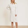 CozyChic® Side Tie Robe -SAP Clothing Shop BDWCC21451 Cream 5842