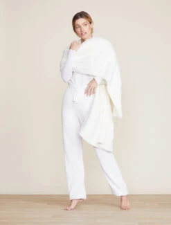 CozyChic® Diamond Weave Blanket Scarf -SAP Clothing Shop BDWCC22032 Pearl 1892