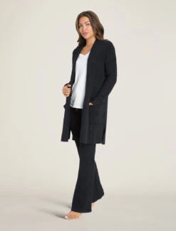 CozyChic Lite® Long Weekend Cardi -SAP Clothing Shop BDWCL1012PHR black 2 4f363d8f 8dfd 4683 bab7 76e8735aecf3