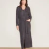 CozyChic Lite®Women's Long Robe -SAP Clothing Shop BDWCL1552 CARBON 3646