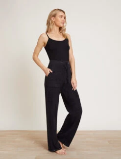 CozyChic Lite® Patch Pocket Long Pant -SAP Clothing Shop BDWCL21260 Black 1192