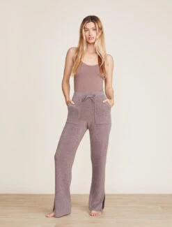 CozyChic Lite® Pinched Seam Slit Pant -SAP Clothing Shop BDWCL21885 Driftwood 0951