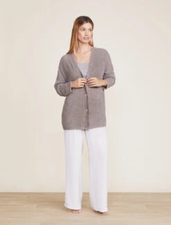 SAP Clothing Shop 48 CozyChic Lite® Cable Button Cardigan
