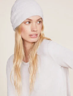 CozyChic Lite® Pinched Stripe Beanie -SAP Clothing Shop BDWCL22035 Silver 3195