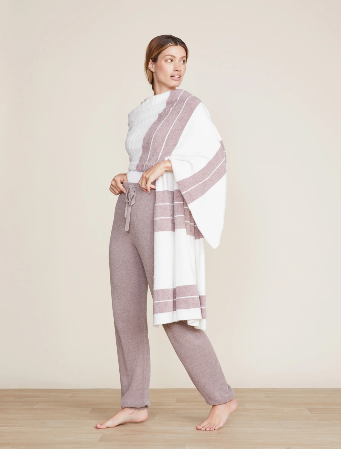 CozyChic Lite® Pinched Stripe Blanket Scarf 4 CozyChic Lite® Pinched Stripe Blanket Scarf - Image 2