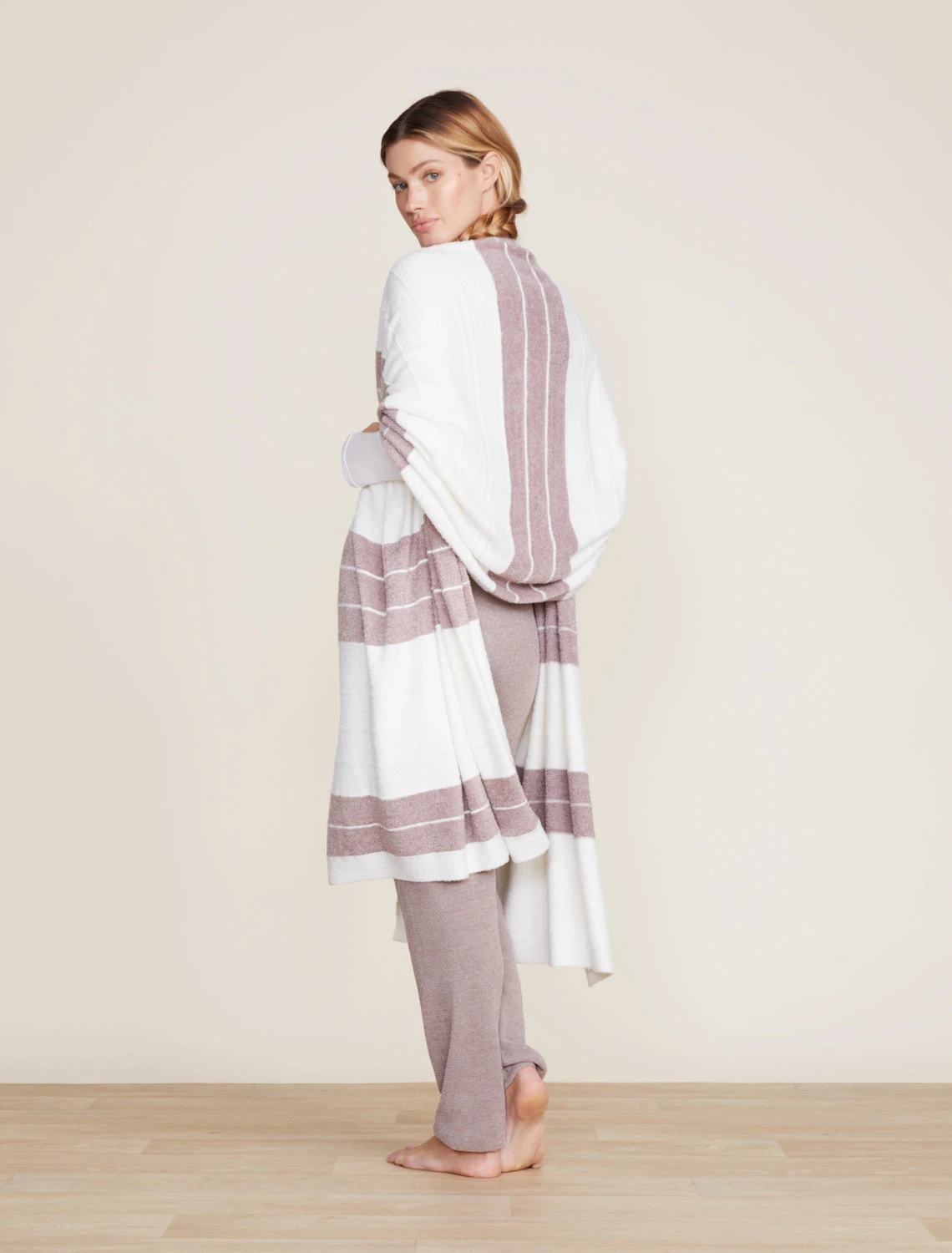 CozyChic Lite® Pinched Stripe Blanket Scarf 5 CozyChic Lite® Pinched Stripe Blanket Scarf - Image 3