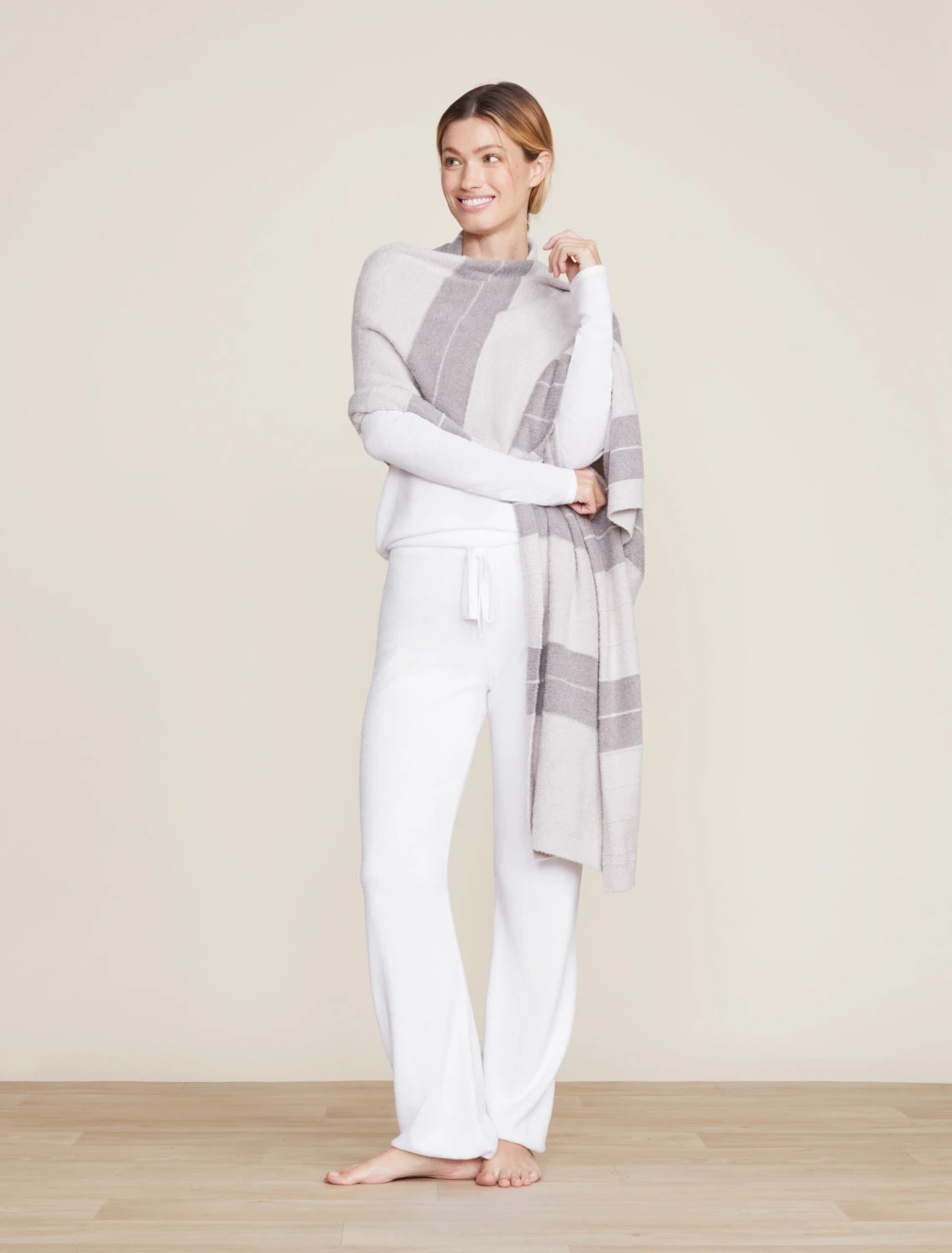 CozyChic Lite® Pinched Stripe Blanket Scarf 7 CozyChic Lite® Pinched Stripe Blanket Scarf - Image 5