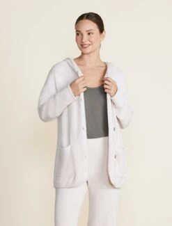 CozyChic Lite® Curved Hem Hooded Jacket -SAP Clothing Shop BDWCL22247 BDWCU22121 sanddune 1728